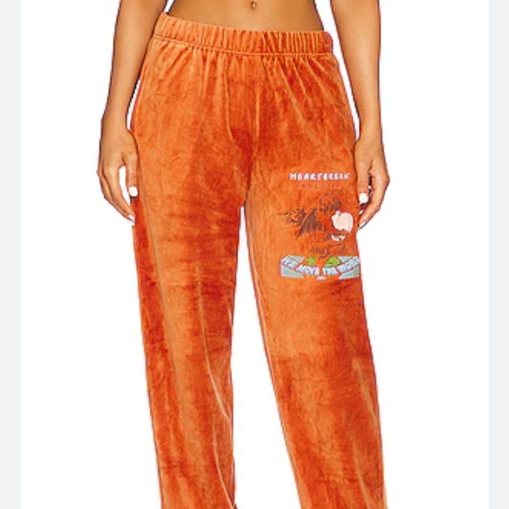 Unisex Boys Lie Gone viral sweatpants Orange Graphic Sweatpants